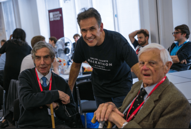 Henry & Brian at the Hackathon